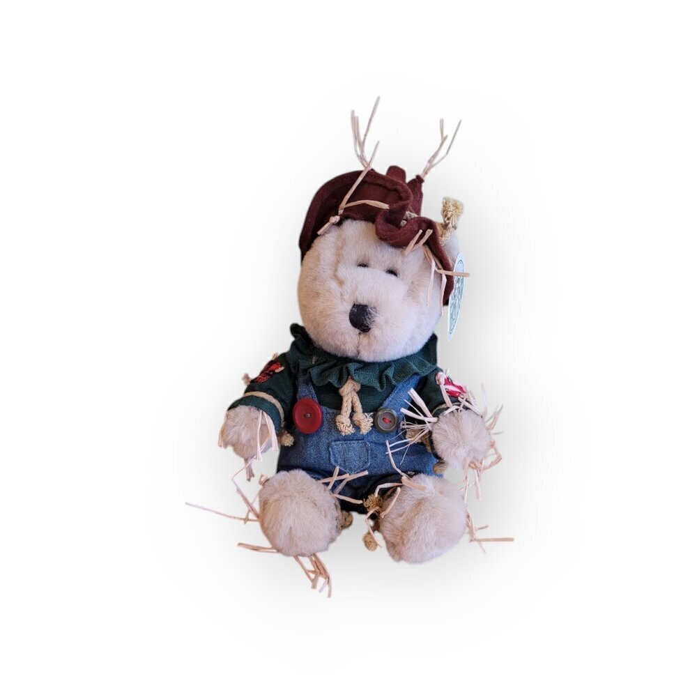 Starbucks Bearista 2001 Scarecrow Halloween Plush Bear NWT Collectible